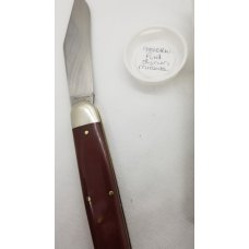 Great Eastern 981316W..Red Linen Micarta..1 of 68...4 7/8" closed..new in tube..Clip..pen and coping Great Eastern 981316W..Red Linen Micarta..1 of 68...4 7/8" closed..new in tube..Clip..pen and coping