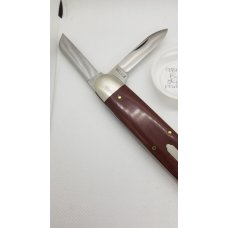 Great Eastern 981316W..Red Linen Micarta..1 of 68...4 7/8" closed..new in tube..Clip..pen and coping Great Eastern 981316W..Red Linen Micarta..1 of 68...4 7/8" closed..new in tube..Clip..pen and coping