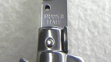 NEW FRANK BELTRAME 9" GENUINE  BRAZILIAN DARK HORN HANDLES  ITALIAN STILETTO