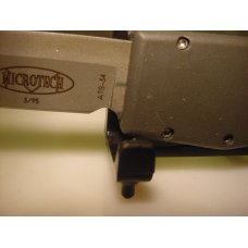 Microztech CFO (combat front opener OTF beadblast  3/95 serial number 252 