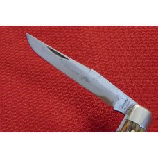 NEAR MINT VINTAGE JOHN PRIMBLE BELKNAP HDW. & MFG. CO. TRAPPER KNIFE ETCHED MAIN BLADE 1940-1960 NEAR MINT VINTAGE JOHN PRIMBLE BELKNAP HDW. & MFG. CO. TRAPPER KNIFE ETCHED MAIN BLADE 1940-1960
