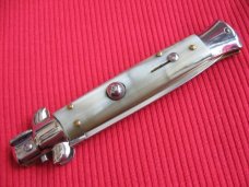 NEW ARMANDO BELTRAME 9" BLONDE HORN DAGGER BLADE ITALIAN STILETTO Knife NEW ARMANDO BELTRAME 9" BLONDE HORN DAGGER BLADE ITALIAN STILETTO Knife