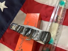 Colonel Coon Large Mountain Man Lock Back Hunting Pocket Knife w prater designed Derlin handles Colonel Coon Large Mountain Man Lock Back Hunting Pocket Knife w prater designed Derlin handles