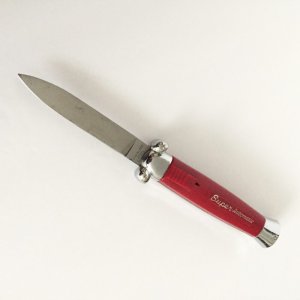 Vintage Super Automatic Red OTF Knife