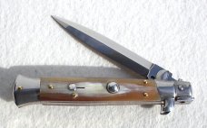NEW FRANK BELTRAME 9" FRENCH BOVINE HORN ITALIAN STILETTO
