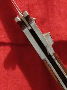 Vintage AK 47 Torsion Spring Russian Prisons Knife. Vintage AK 47 Torsion Spring Russian Prisons Knife.