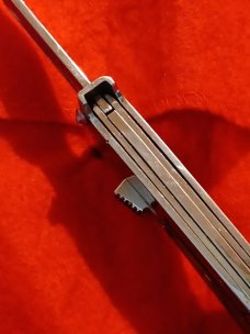 Vintage AK 47 Torsion Spring Russian Prisons Knife. Vintage AK 47 Torsion Spring Russian Prisons Knife.