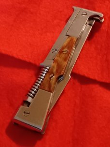 Vintage AK 47 Torsion Spring Russian Prisons Knife. Vintage AK 47 Torsion Spring Russian Prisons Knife.