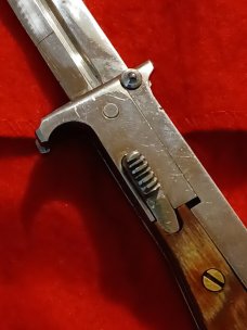 Vintage AK 47 Torsion Spring Russian Prisons Knife. Vintage AK 47 Torsion Spring Russian Prisons Knife.