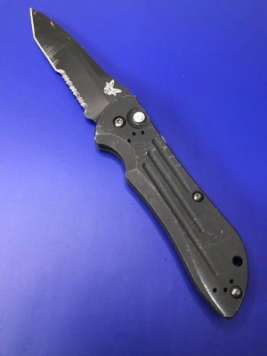 Benchmade 9100 Auto Stryker Knife (3.6" Black Combo)