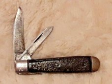 Vintage KA-BAR  Olean NY USA  2 Blade Jack Knife 