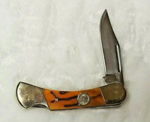 Frost Cutlery Chattanooga TN Lockback Pocket Knife 2001 Thyssen Krupp Stainless