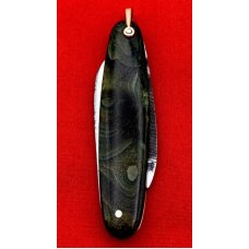 Vintage NEW YORK KNIFE CO 2-Blade Oval Lobster Pen Folding Pocket Knife w/Bail c.1882-1931 Cell Vintage NEW YORK KNIFE CO 2-Blade Oval Lobster Pen Folding Pocket Knife w/Bail c.1882-1931 Cell