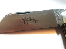 GEC Tidioute 363122 Toe Nail Clipper, Ebony, Made in USA Great Eastern Cutlery