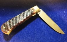 Great Eastern Cutlery 235120L Bullet Trapper Redtail Jigged Bone Linerlock MIT