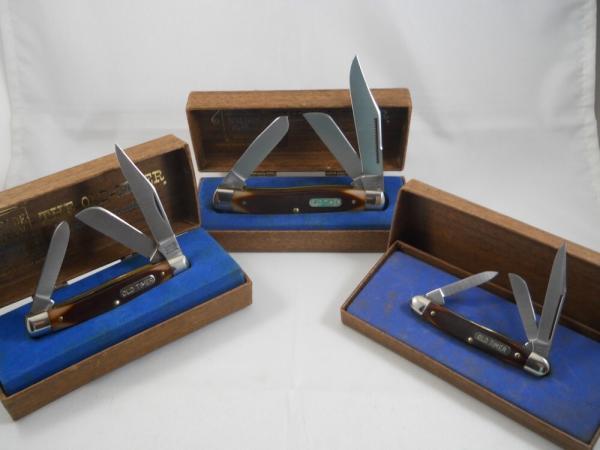 Schrade Walden Old Timers 8OT, 34OT & 108OT USA Mint