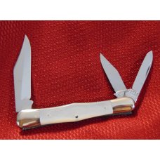VINTAGE CATTARAUGUS CUTLERY CO. #32653 GENUINE PEARL SWELLCENTER WHITTLER KNIFE c1886/1963 VINTAGE CATTARAUGUS CUTLERY CO. #32653 GENUINE PEARL SWELLCENTER WHITTLER KNIFE c1886/1963