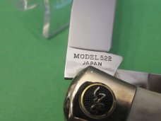 Browning Fish & Bird Stag Lock Back Model # 522 AUS-8A Steel