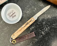 Great Eastern Cutlery #052121 Keychain Knife, Stag Handle, New (GEC 05) Great Eastern Cutlery #052121 Keychain Knife, Stag Handle, New (GEC 05)