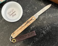 Great Eastern Cutlery #052121 Keychain Knife, Stag Handle, New (GEC 05) Great Eastern Cutlery #052121 Keychain Knife, Stag Handle, New (GEC 05)