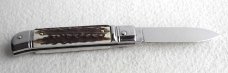 AKC 8" CLASSIC ITALIAN VINTAGE INDIA STAG LEVER LOCK 
