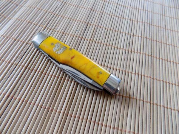 Vintage Rare Fight ‘n Rooster Gunstock Whittler Knife-Never Used