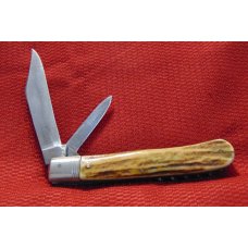 ANTIQUE VINTAGE D. HERDER ( DANIEL HERDER ) OHLIGS GERMANY TRAPPER KNIFE GENUINE STAG 1800'S ANTIQUE VINTAGE D. HERDER ( DANIEL HERDER ) OHLIGS GERMANY TRAPPER KNIFE GENUINE STAG 1800'S