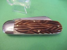 Great Eastern 2022 Toe Nail Clipper India Jigged Bone Pattern # 363122