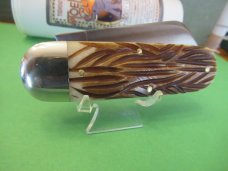 Great Eastern 2022 Toe Nail Clipper India Jigged Bone Pattern # 363122