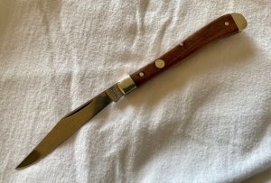 Boker Tree Brand Slimline Trapper Wood Handle