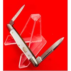 Vintage MANHATTAN CUTLERY CO 2 Swell Center Swayback Pen Pocket Knife 1868-1906 Salesman’s Sample NM Vintage MANHATTAN CUTLERY CO 2 Swell Center Swayback Pen Pocket Knife 1868-1906 Salesman’s Sample NM