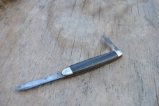 LF&C New Britain Conn 1/2 Whittler Black Ebony Handles 1880's Used Nearly Full Blades 3 3/8" Close LF&C New Britain Conn 1/2 Whittler Black Ebony Handles 1880's Used Nearly Full Blades 3 3/8" Close