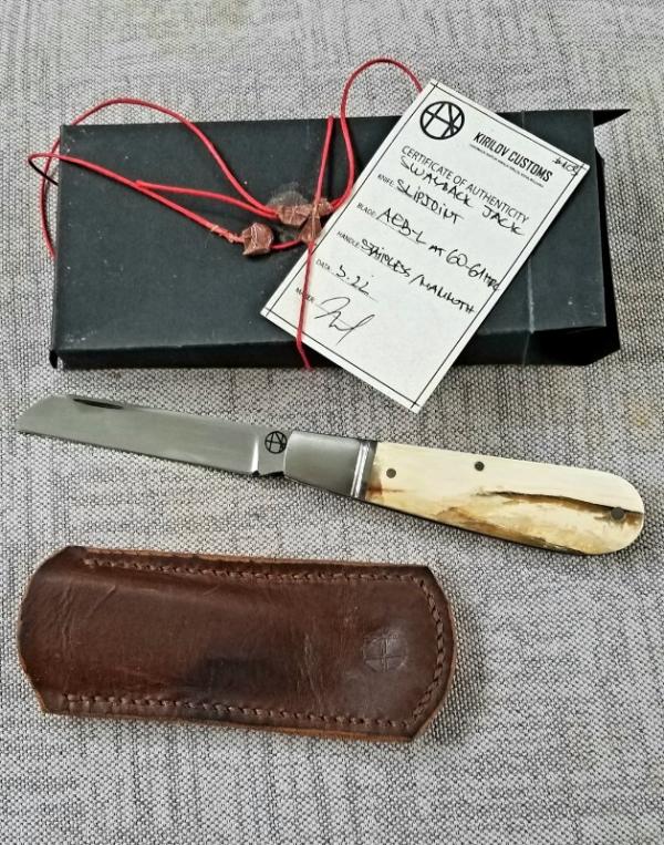 Kirilov Customs Mammoth Lambsfoot..4.25" cld..Rwl34..hand worked spring & spine..coa/slip/box Kirilov Customs Mammoth Lambsfoot..4.25" cld..Rwl34..hand worked spring & spine..coa/slip/box
