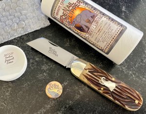 Great Eastern Cutlery Tidioute 363122 Toenail Clipper, India Jigged Bone Handle, (GEC 36), New 