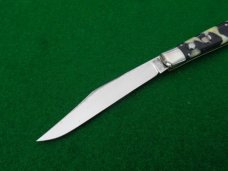  pre-1948 Schrade Cut Co. Walden, NY FISH TAIL Black & Imitation Onyx NICE !