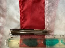Original Colonel Coon 2 Blade Barlow w/ Dark Wood Handles & colonel coon blade etch