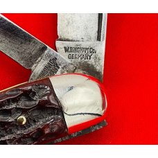 Vintage W. BINGHAM Co GERMANY BBB Serpentine Jack Pocket Knife 1841-c.1930 Bone Vintage W. BINGHAM Co GERMANY BBB Serpentine Jack Pocket Knife 1841-c.1930 Bone