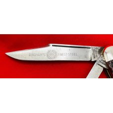 Vintage W. BINGHAM Co GERMANY BBB Serpentine Jack Pocket Knife 1841-c.1930 Bone Vintage W. BINGHAM Co GERMANY BBB Serpentine Jack Pocket Knife 1841-c.1930 Bone