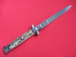 Older "INOX" Italian 8" Switchblade Knife.
