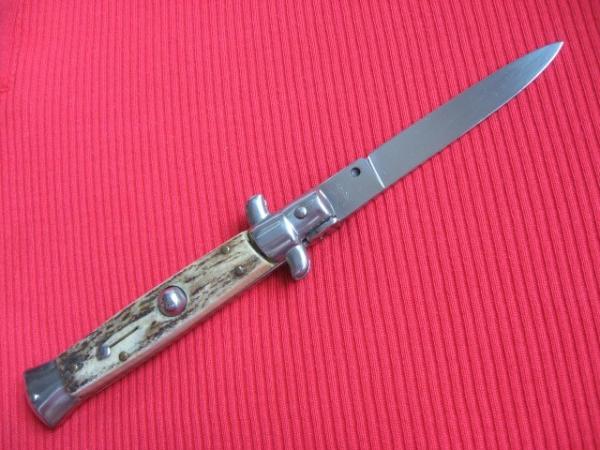 Older "INOX" Italian 8" Switchblade Knife. Older "INOX" Italian 8" Switchblade Knife.