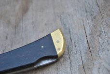 PIC Made By Puma 50's  Sportsman Pathfinder 1 Blade Wood Handles Top Lock 4 1/2" Closed  Light Use