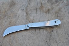 Ontario OK Military Contract Knife Aluminum Hawk Mint Mirror Polished 4" Closed Large Loud Snap