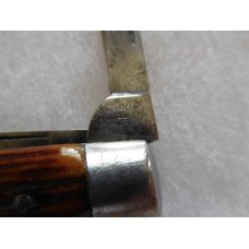 Very Scarce Pre-1900 Vailsburgh Knife Co New Jersey Early Winter Bottom Bone Pocket Jack Knife Very Scarce Pre-1900 Vailsburgh Knife Co New Jersey Early Winter Bottom Bone Pocket Jack Knife