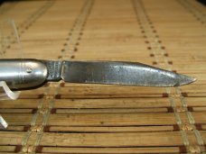 GEO. SCHRADE KNIFE CO. INC. B'PT. CONN. VINTAGE 1940 "PRESTO" ASSISTED BLADE RELEASE POCKET KNIFE