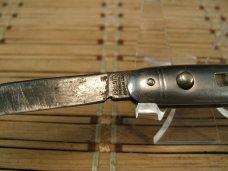 GEO. SCHRADE KNIFE CO. INC. B'PT. CONN. VINTAGE 1940 "PRESTO" ASSISTED BLADE RELEASE POCKET KNIFE