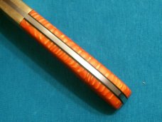 CUSTOM BUCK 113 USA RED SNAKE JUMA HUNTER HUNTING SKINNING FIXED BLADE KNIFE KNIVES OLD SHEATH