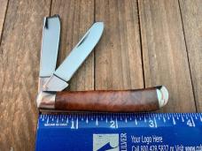 Kabar Mini Razor Trapper Briarwood Burl Wood 1989