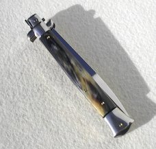 NEW FRANK BELTRAME 11" BRAZILIAN HORN BAYONET BLADE ITALIAN STILETTO