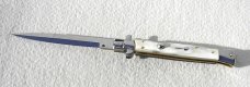 NEW FRANK BELTRAME 11" BRAZILIAN HORN BAYONET BLADE ITALIAN STILETTO