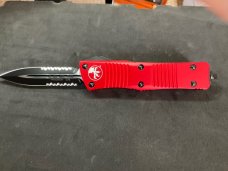 Microtech red troodon